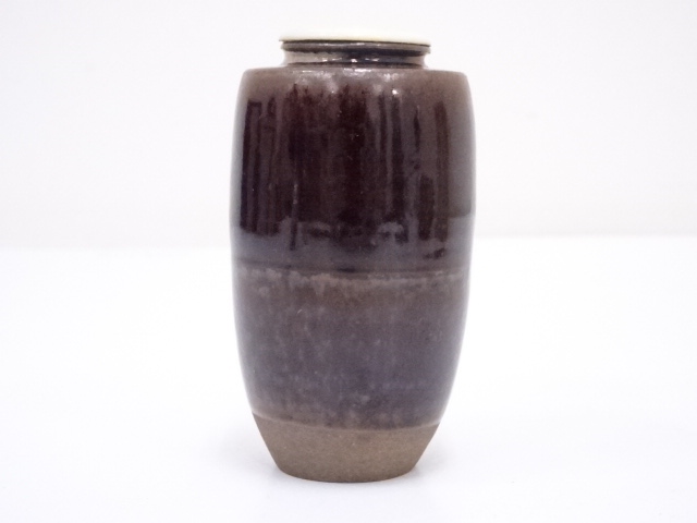 茶道具 菓子噐 高取掛分皿 鬼丸雪山窯 初代 鬼丸雪山 作 Ｎ147KT 道具 ] - 道具 高取焼 鬼丸雪山造 茶入 □z | ネットショップ圭